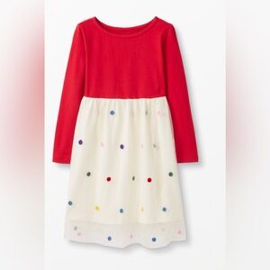 Hanna Andersson Red Sprinkle Tulle Dress